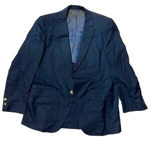 Barneys Imperial Room Stefano NY Women Navy Suit Jacket One Size